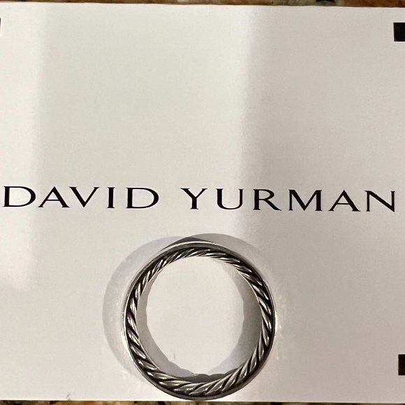 David Yurman Jewelry - DAVID YURMAN DY Eden Band Ring in Sterling 925 Silver
